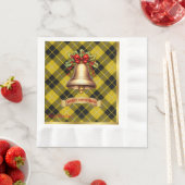 Barclay gepersonaliseerde Tartan Kerstmis Servet (Insitu)