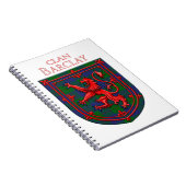 Barclay Hunting Tartan Scottish Pset Notitieboek (Rechterzijde)