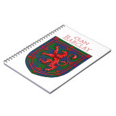 Barclay Hunting Tartan Scottish Pset Notitieboek (Linkerzijde)