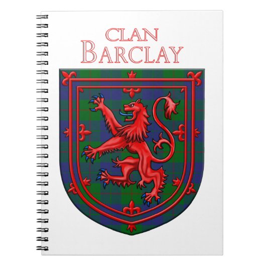 Barclay Hunting Tartan Scottish Pset Notitieboek (Voorkant)