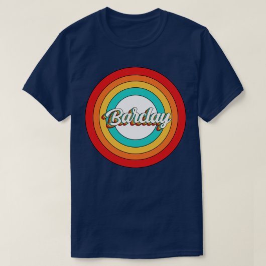 Barclay Naam Shirt  Barclay Circle (Design voorkant)