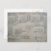 Barclay Perkins 1850 FSt log Briefkaart (Voorkant / Achterkant)