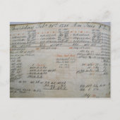 Barclay Perkins 1850 FSt log Briefkaart (Voorkant)
