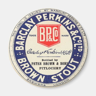 Barclay Perkins Brown Stout Magneet