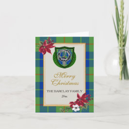 Barclay Schotse Clan Tartan & Wapen Kaart