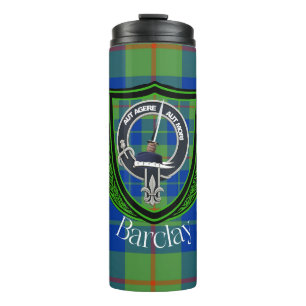 Barclay Schotse Clan Tartan & Wapen Thermosbeker