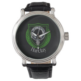 Barclay Scottish Clan Crest Horloge