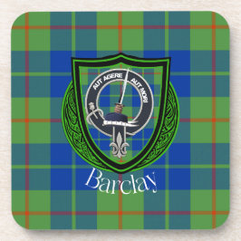 Barclay Scottish Clan Tartan & Crest Bier Onderzetter