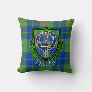 Barclay Scottish Clan Tartan Crest Kussen