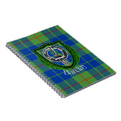 Barclay Scottish Clan Tartan & Crest Notitieboek (Rechterzijde)