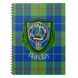 Barclay Scottish Clan Tartan & Crest Notitieboek
