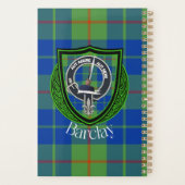 Barclay Scottish Clan Tartan & Crest Planner (Achterkant)