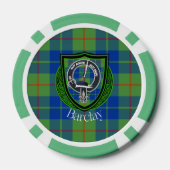 Barclay Scottish Clan Tartan & Crest Poker Chips (Achterkant)