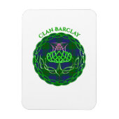 Barclay Scottish Tartan Celtic Thistle Magneet (Verticaal)