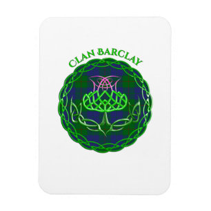 Barclay Scottish Tartan Celtic Thistle Magneet