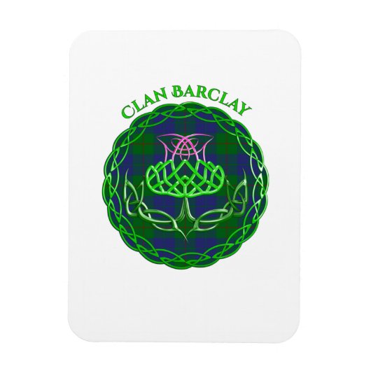 Barclay Scottish Tartan Celtic Thistle Magneet (Verticaal)