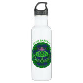 Barclay Scottish Tartan Celtic Thistle Waterfles (Voorkant)