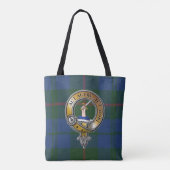 Barclay Tartan & Badge Tote Bag (Achterkant)