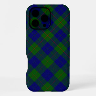 Barclay tartan blauw groen geruit iPhone 16 pro max hoesje