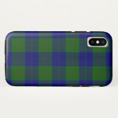 Barclay tartan blauw groen ruit Case-Mate iPhone case (Achterkant (horizontaal))