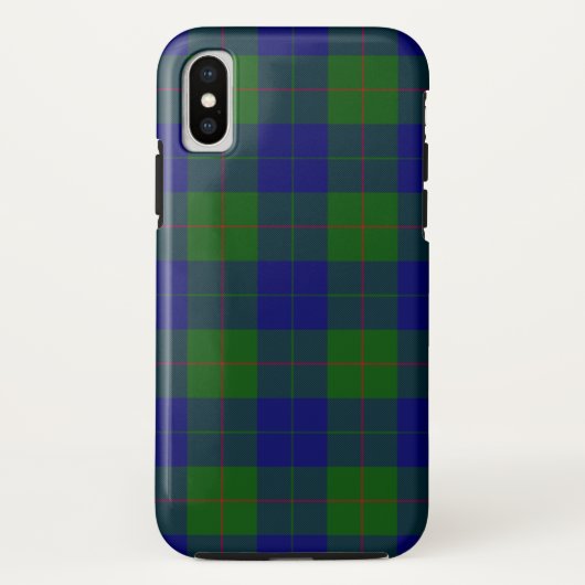 Barclay tartan blauw groen ruit Case-Mate iPhone case (Achterkant)