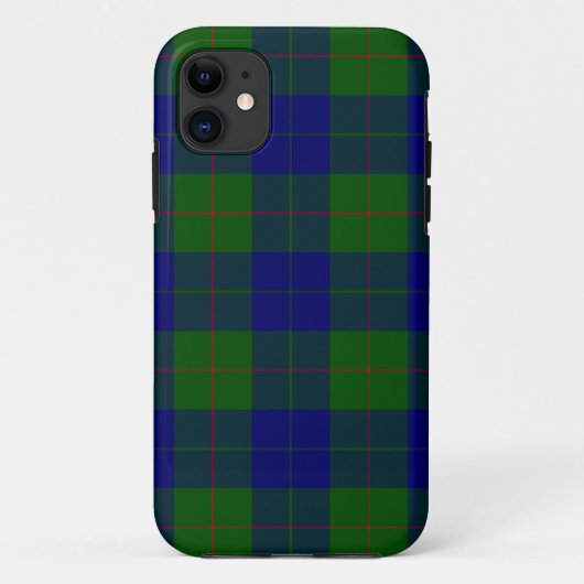 Barclay tartan blauw groen ruit Case-Mate iPhone case (Achterkant)