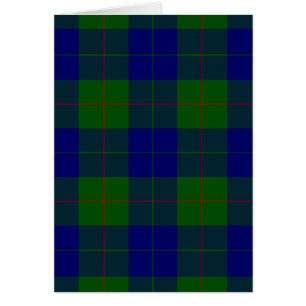Barclay tartan blauwe groene vleid