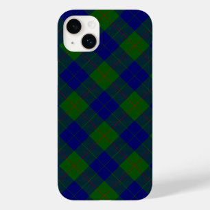 Barclay tartan blauwe groene vleid Case-Mate iPhone 14 plus hoesje