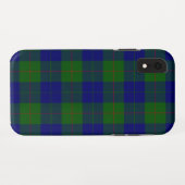 Barclay tartan blauwe groene vleid Case-Mate iPhone case (Achterkant (horizontaal))