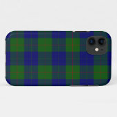 Barclay tartan blauwe groene vleid Case-Mate iPhone case (Achterkant (horizontaal))