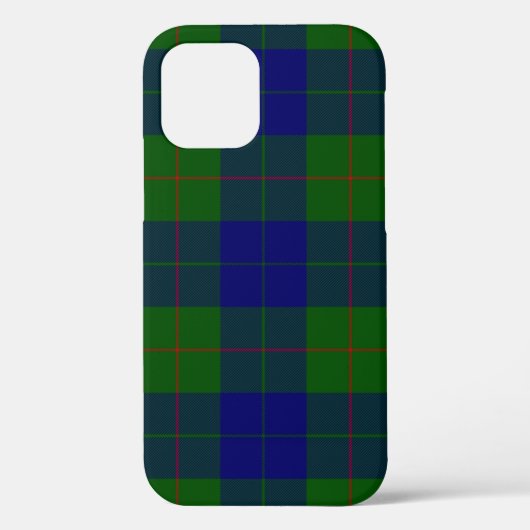 Barclay tartan blauwe groene vleid Case-Mate iPhone case (Achterkant)