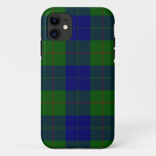 Barclay tartan blauwe groene vleid iPhone 11 hoesje