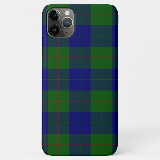 Barclay tartan blauwe groene vleid Case-Mate iPhone case (Achterkant)