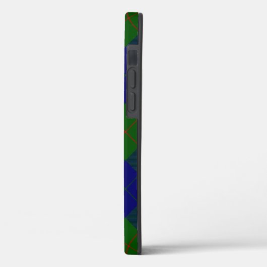 Barclay tartan blauwe groene vleid Case-Mate iPhone case (Achterkant / Links)