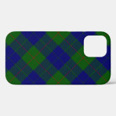 Barclay tartan blauwe groene vleid Case-Mate iPhone case (Achterkant (horizontaal))