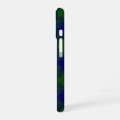 Barclay tartan blauwe groene vleid iPhone 16 hoesje (Linkerkant)