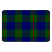 Barclay tartan blauwe groene vleid magneet (Horizontaal)