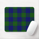 Barclay tartan blauwe groene vleid muismat (Met muis)