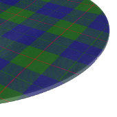 Barclay tartan blauwe groene vleid snijplank (Hoek)