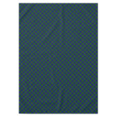 Barclay tartan blauwe groene vleid tafelkleed (Voorkant)