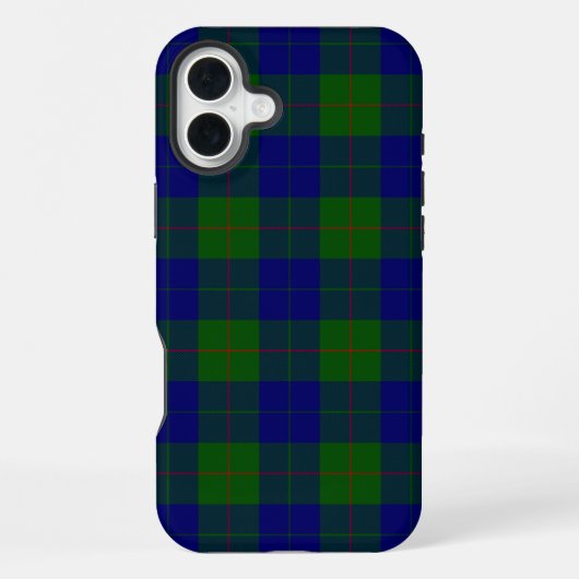 Barclay tartan blue green plaid iPhone hoesje (Achterkant)