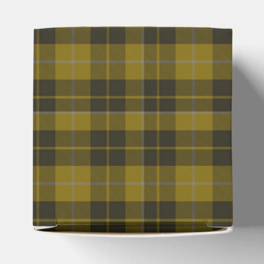 Barclay Tartan met uw initialen, Schotse speldenst Bedankdoosjes (Bovenkant)