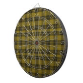 Barclay Tartan met uw initialen, Schotse speldenst Dartbord (Voorkant Rechts)