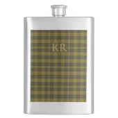 Barclay Tartan met uw initialen, Schotse speldenst Flacon (Voorkant)