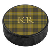 Barclay Tartan met uw initialen, Schotse speldenst Hockey Puck (3/4)