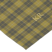 Barclay Tartan met uw initialen, Schotse speldenst Medium Tafelloper (Hoek)
