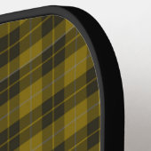 Barclay Tartan met uw initialen, Schotse speldenst Pickleball Paddle (Links Detail)