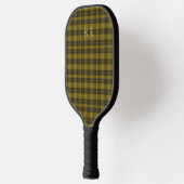 Barclay Tartan met uw initialen, Schotse speldenst Pickleball Paddle (Links)