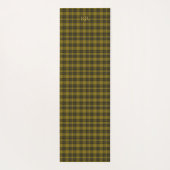 Barclay Tartan met uw initialen, Schotse speldenst Yogamat (Achterkant)
