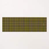 Barclay Tartan met uw initialen, Schotse speldenst Yogamat (Voorkant (horizontaal))